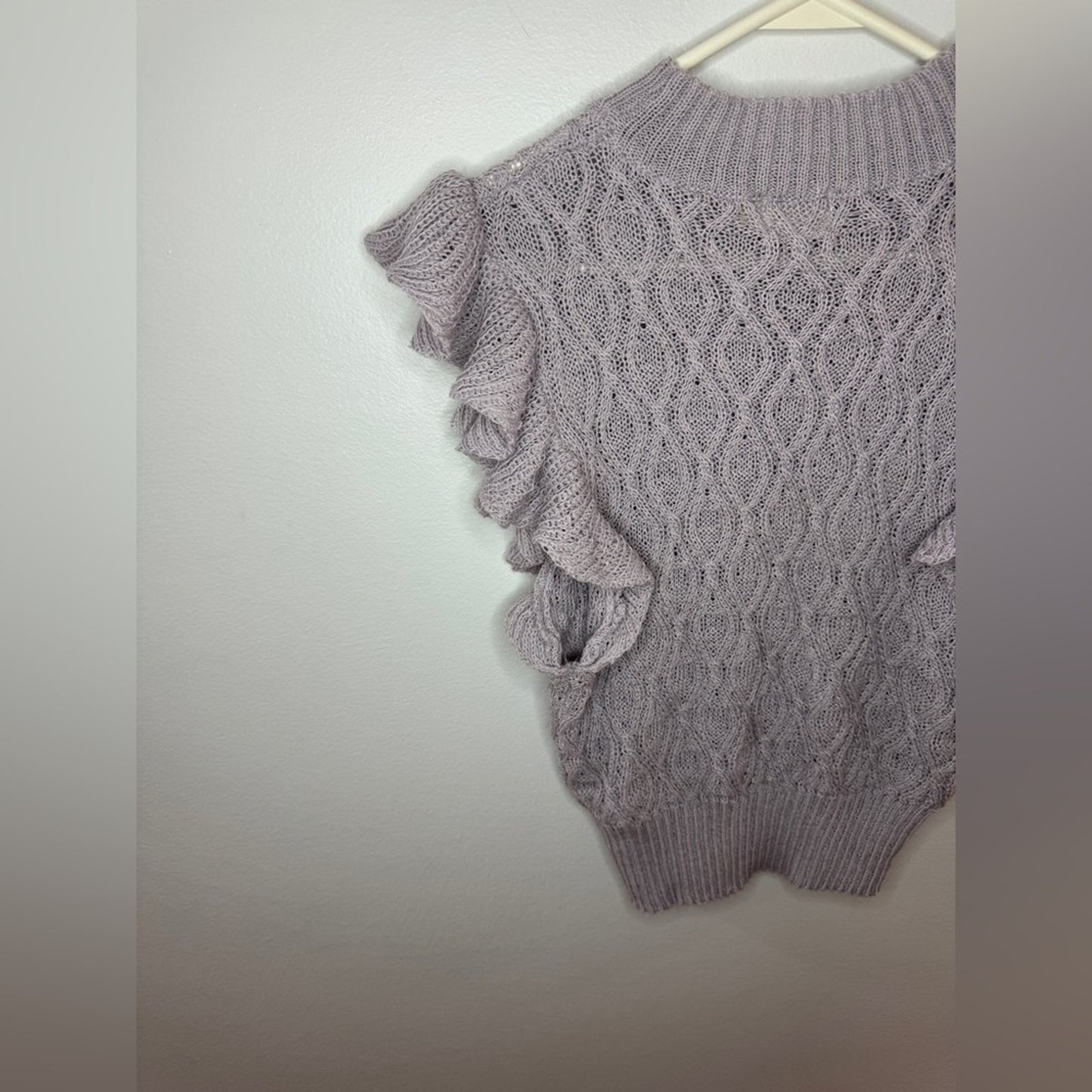 Pre-Owned MD Dreamers by Debut Grey Kintted Sleeveless Sweater