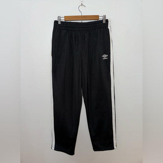 Pre-Owned LG Umbro Black/White Stripe Athletic Pants