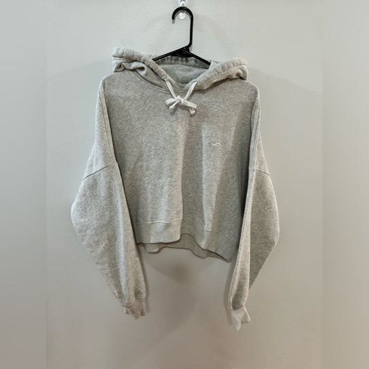 Pre-Owned MD Hollister Grey Cropped Hoodie