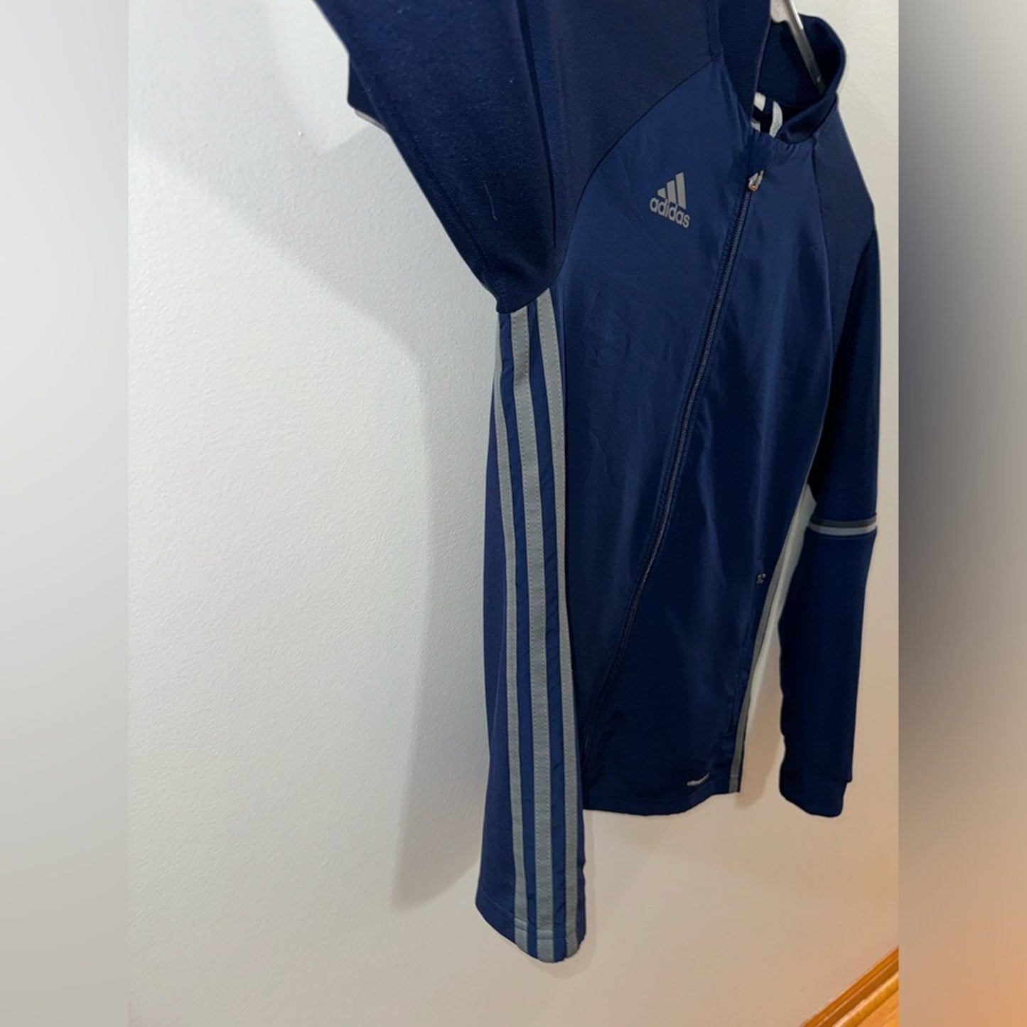 Pre-Owned XS Adidas Climacool Navy Zip Up Athletic Jacket