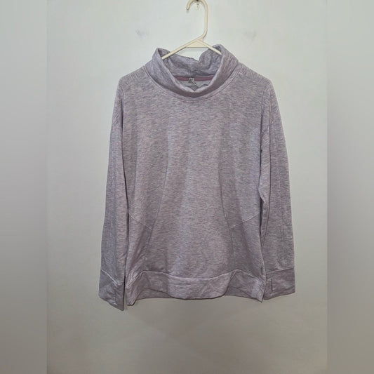 Pre-Owned MD RBX Light Heather Grey Turtleneck Sweatshirt