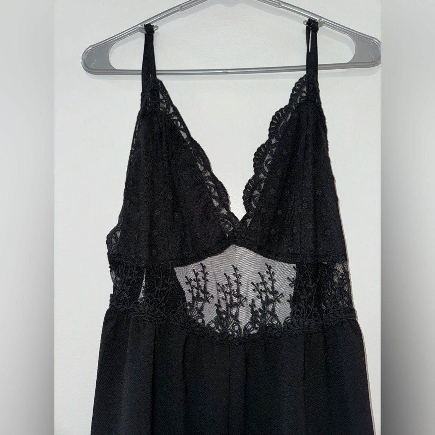 Pre-Owned LG Blashe Black Lace Jumpsuit