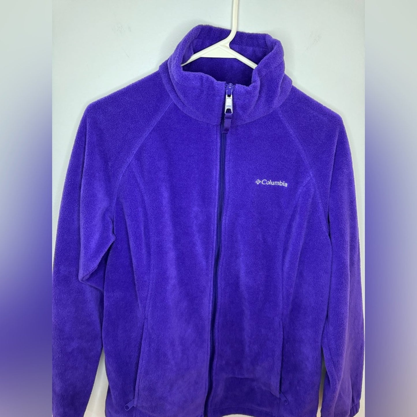 Pre-Owned LG Columbia Purple Fleece Zip-Up Jacket