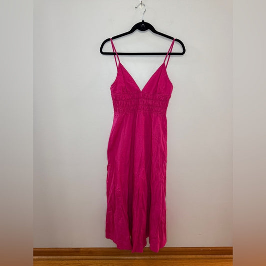 Pre-Owned MD Zara Pink Long Spaghetti Strap Dress