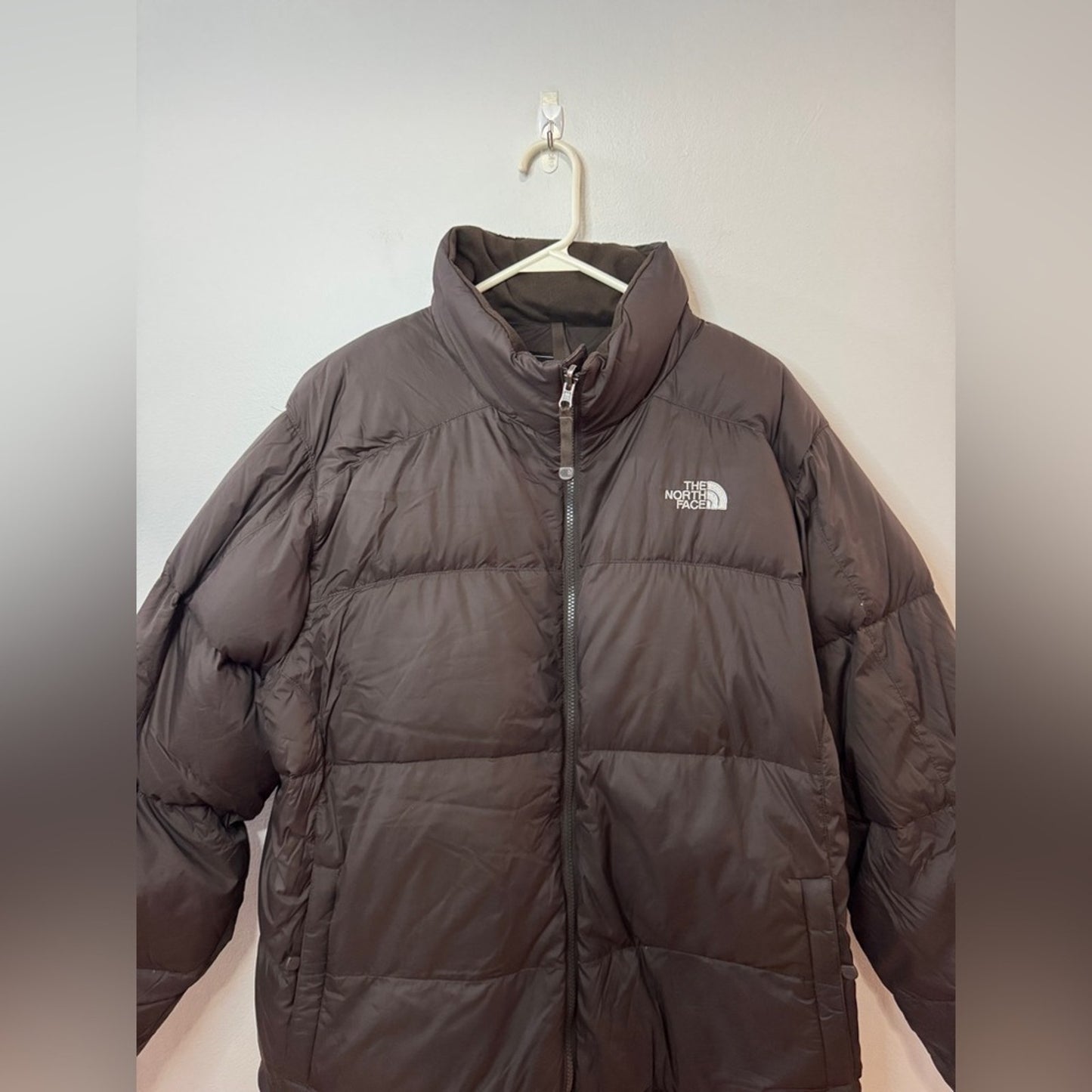 Pre-Owned XL The North Face Brown 550 Fill Down Puffer Jacket