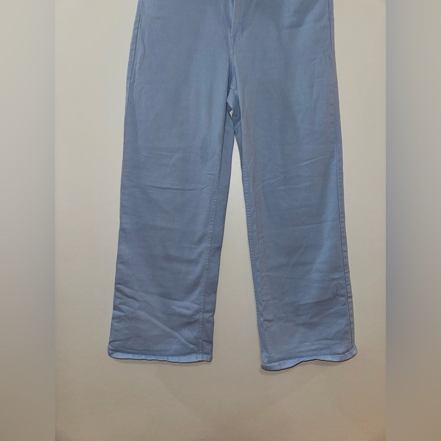 Pre-Owned Size 10 Divided by H&M Blue Wide Leg Jeans