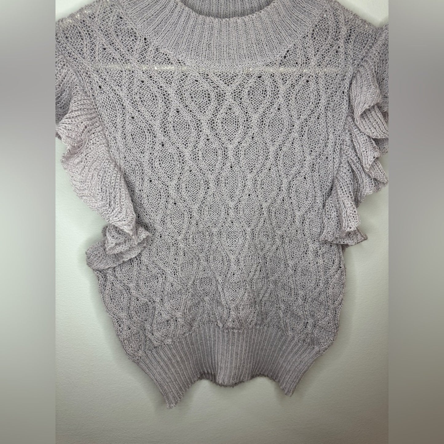 Pre-Owned MD Dreamers by Debut Grey Kintted Sleeveless Sweater