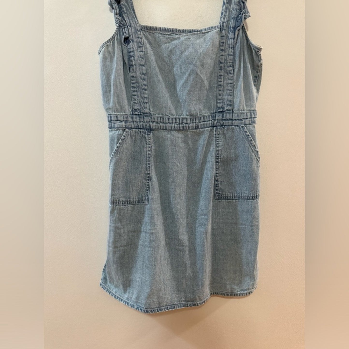 Pre-Owned LG Japna Denim Ruffle Dress