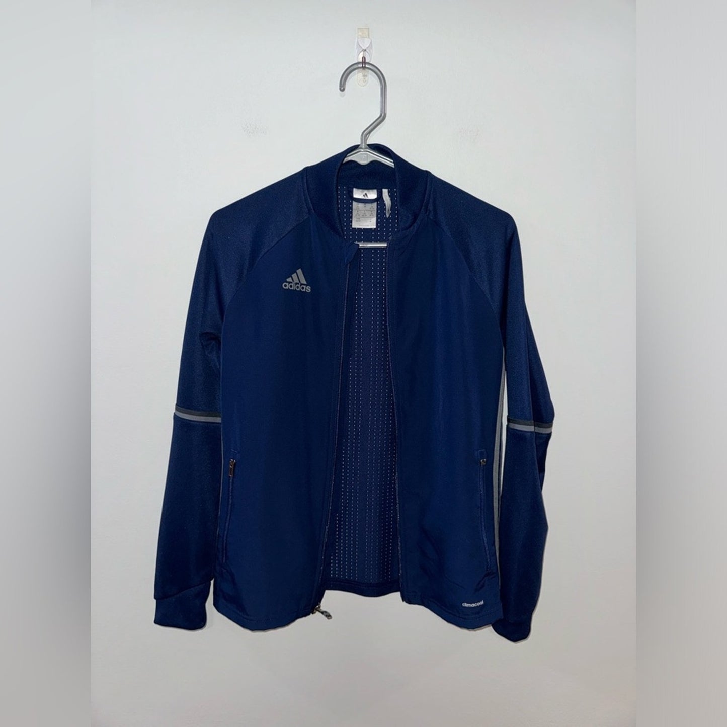 Pre-Owned XS Adidas Climacool Navy Zip Up Athletic Jacket