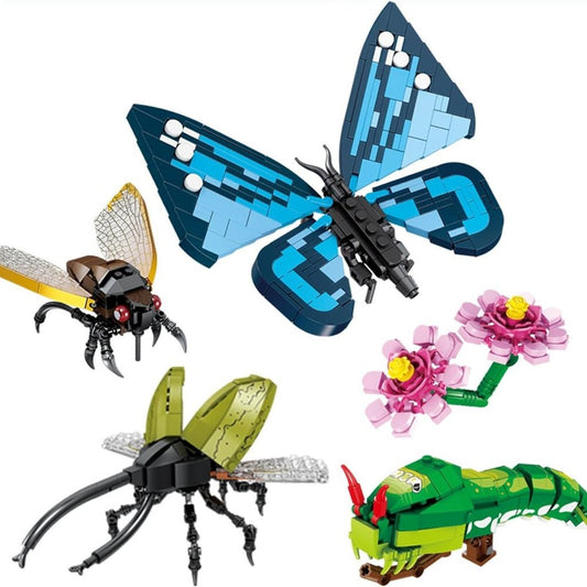 Insects Building Set for Adults Kids,The Insect Collection Building Toys,Bug