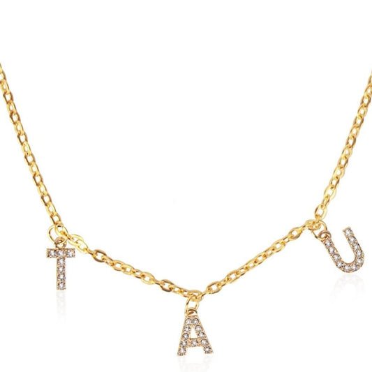 Constellation Necklaces for Women,12 Constellation Zodiac Letters Taurus