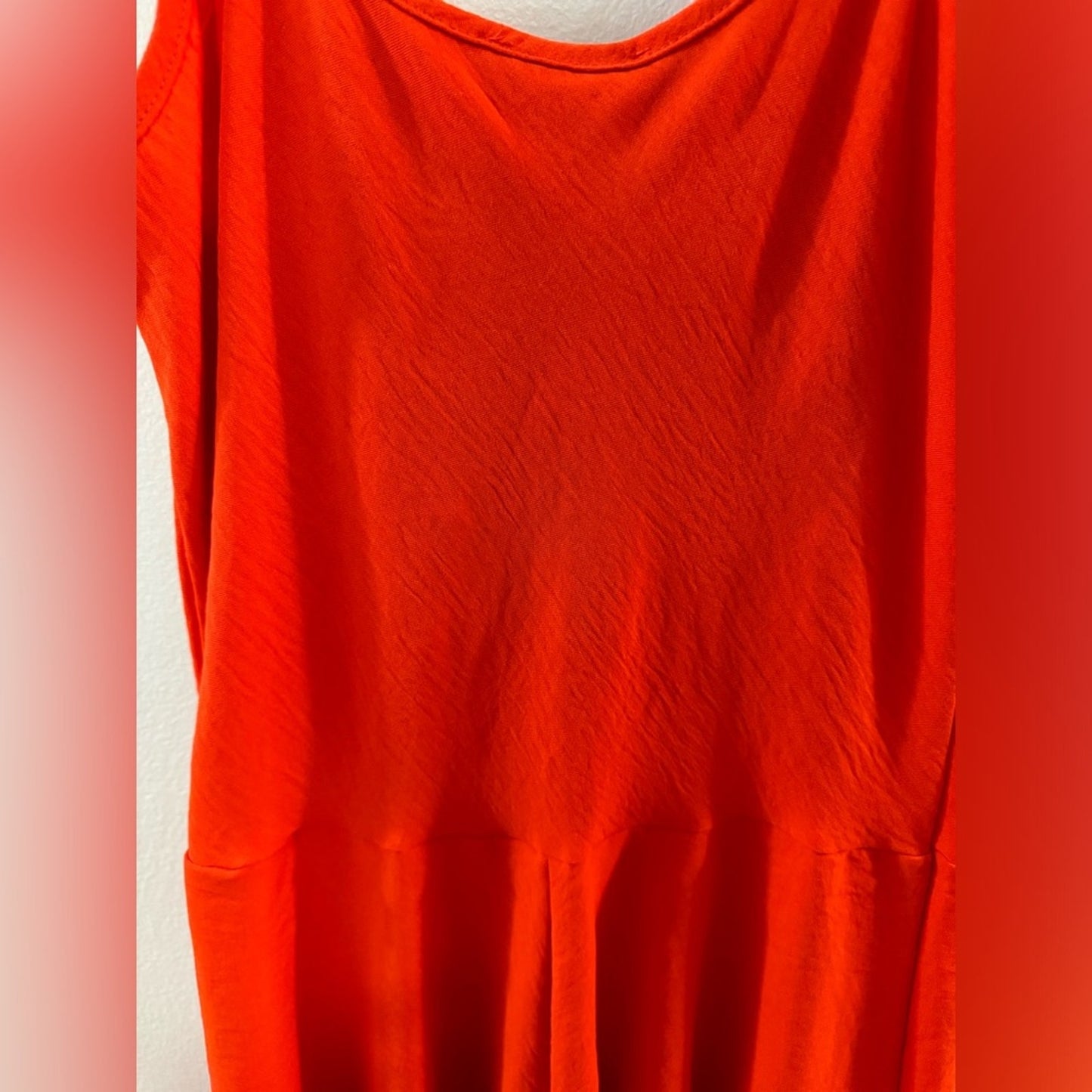 NWT LG See You Monday Orange Dress