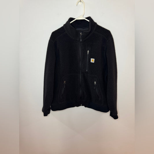 Pre-Owned XL Carhartt Black Fleece Zip Up Jacket