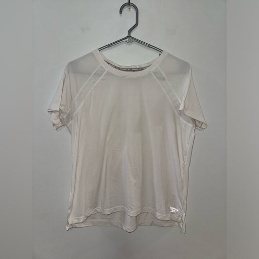 Pre-Owned MD Reebok White Mesh T-Shirt