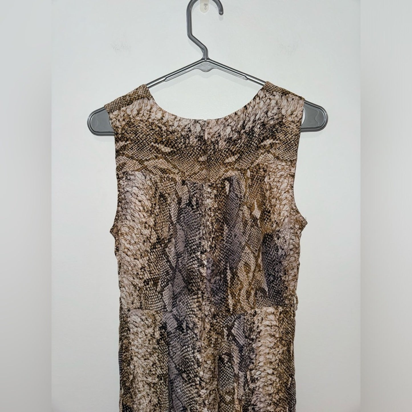 Pre-Owned Size 12 Calvin Klein Snake Print Romper