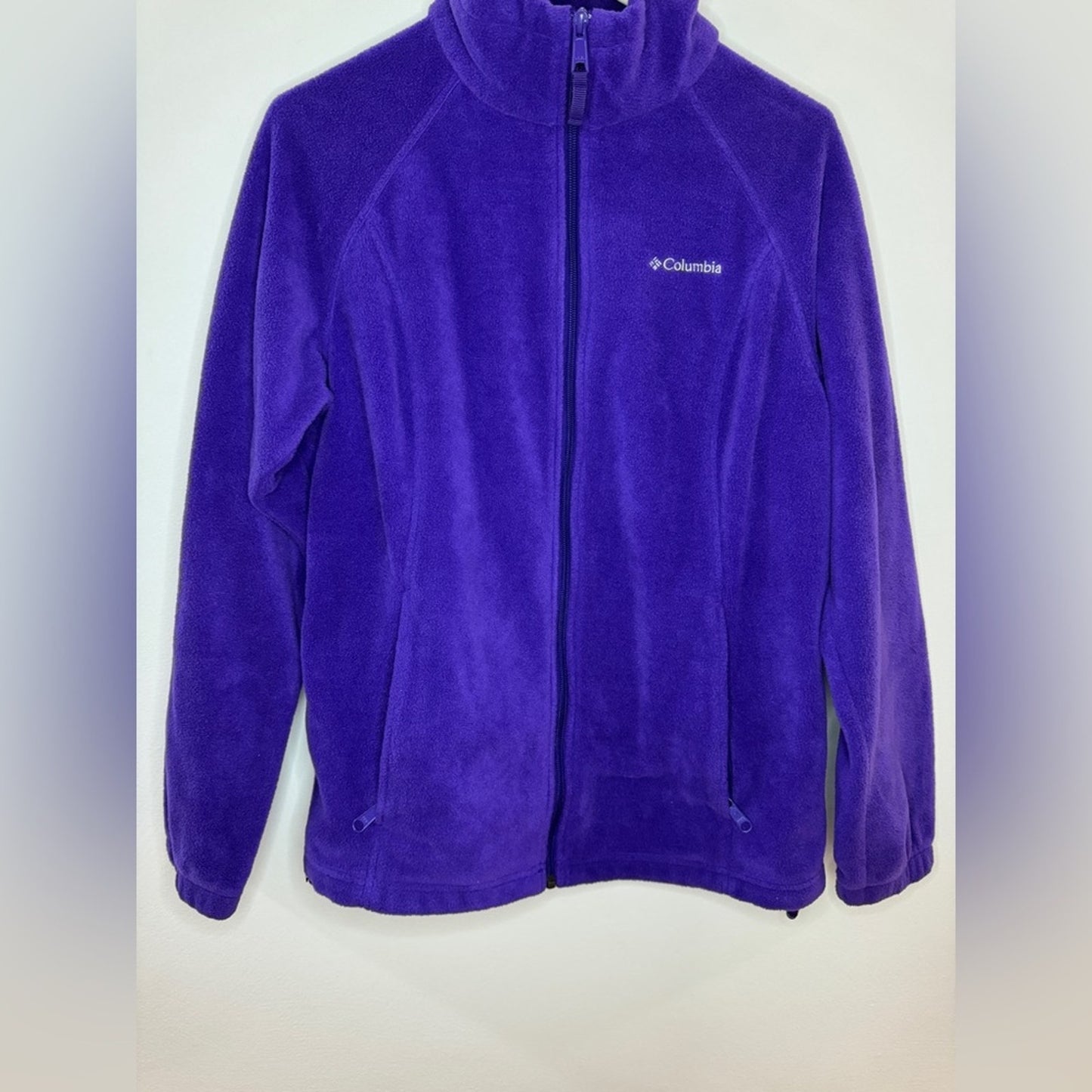 Pre-Owned LG Columbia Purple Fleece Zip-Up Jacket