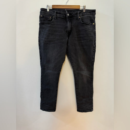 Pre-Owned W36xL30 American Eagle Black Slim Jeans