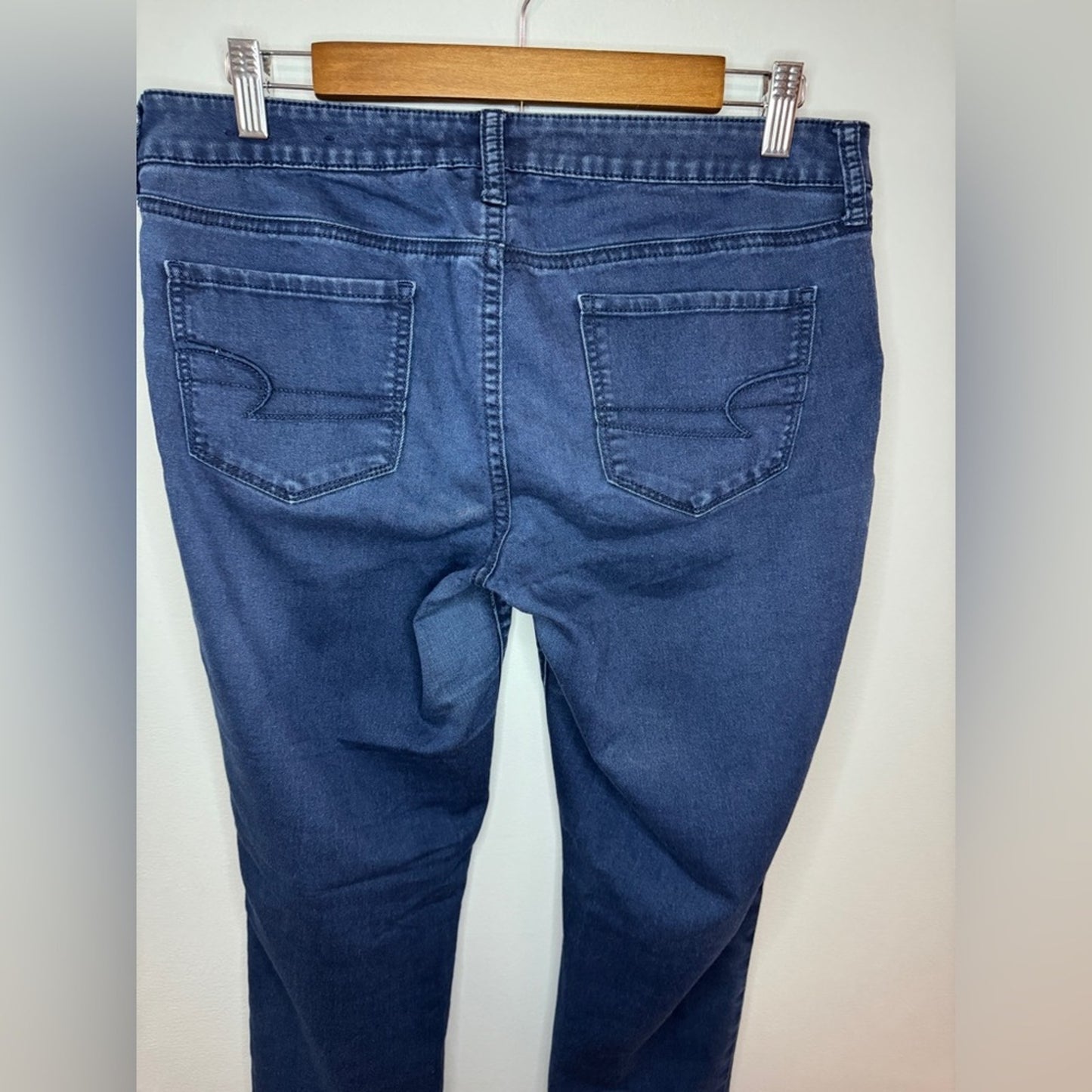 Pre-Owned Size 12 American Eagle Blue Stetch Jegging