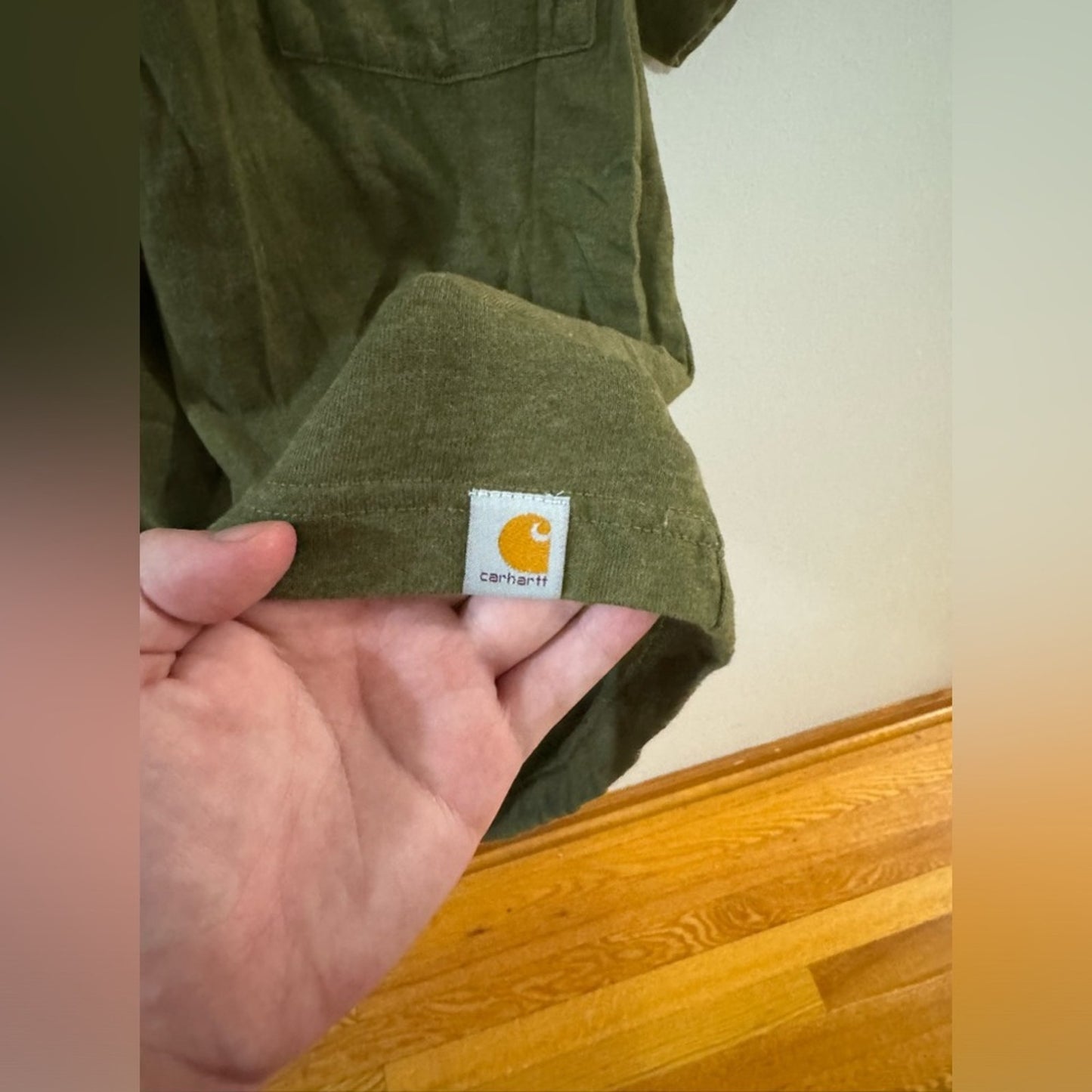 Pre-Owned SM Carhartt Green Pocket T-Shirt