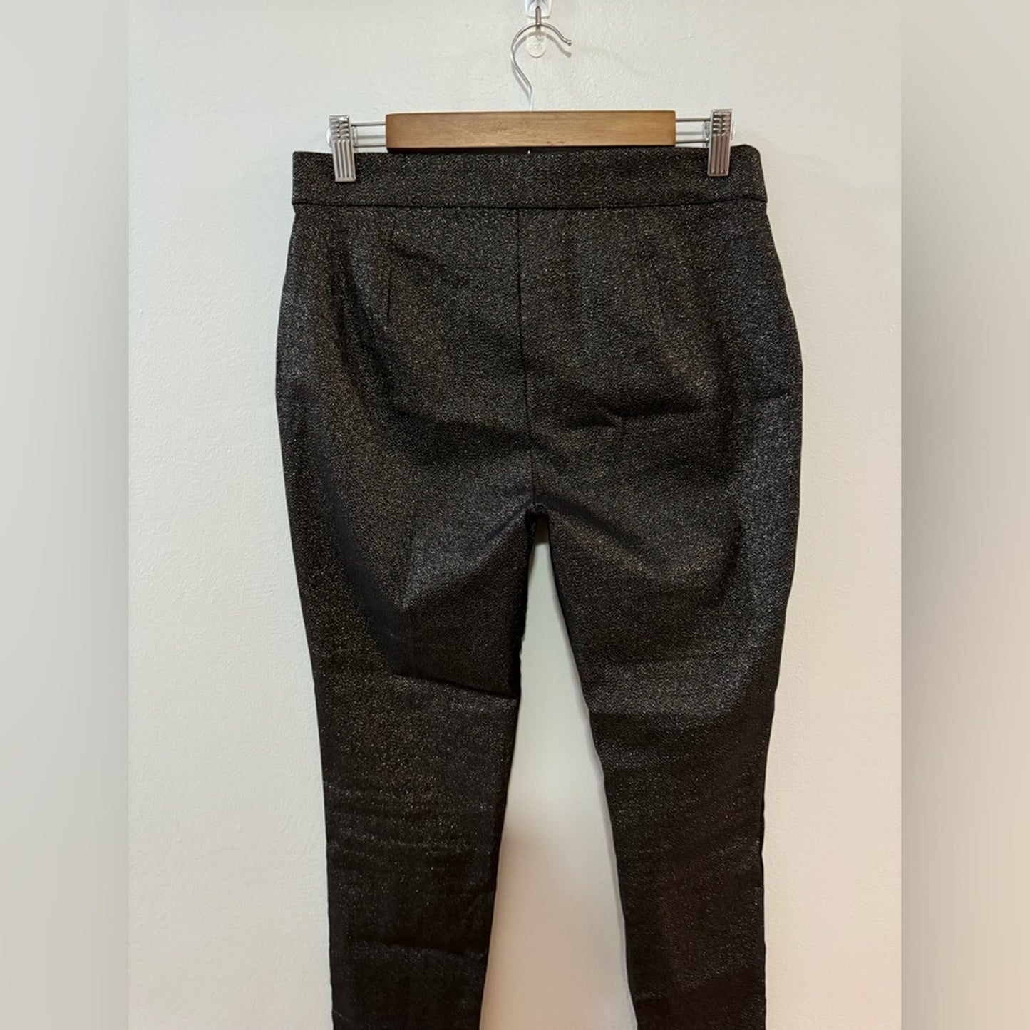 Pre-Owned Size 8 Tommy Hilfiger Black and Gold Sparkle Pants