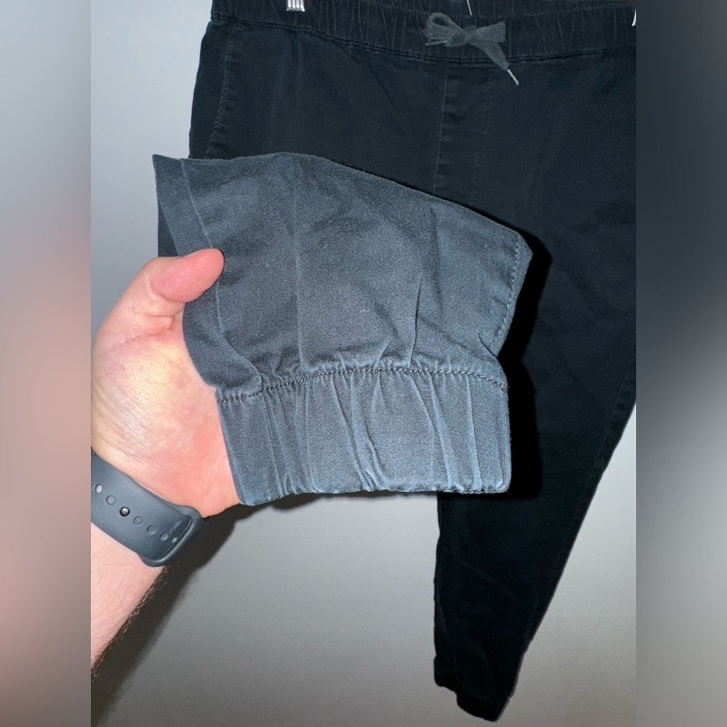 Pre-Owned LG Bullhead Denim Co Black Skinny Joggers