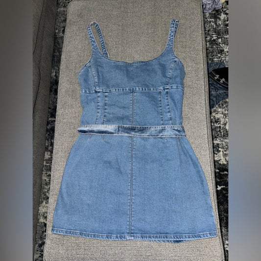 Pre-Owned XL Aeropostale Denim Structured Dress