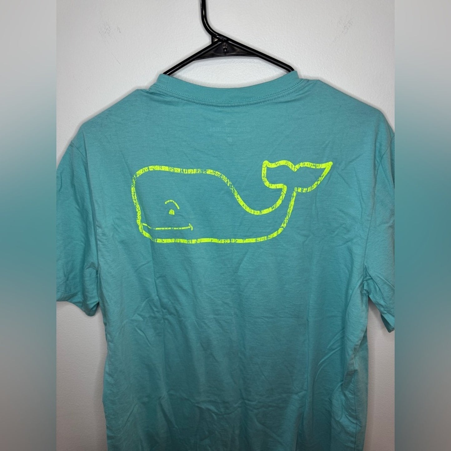 Pre-Owned MD Vineyard Vines Teal Pocket T-Shirt