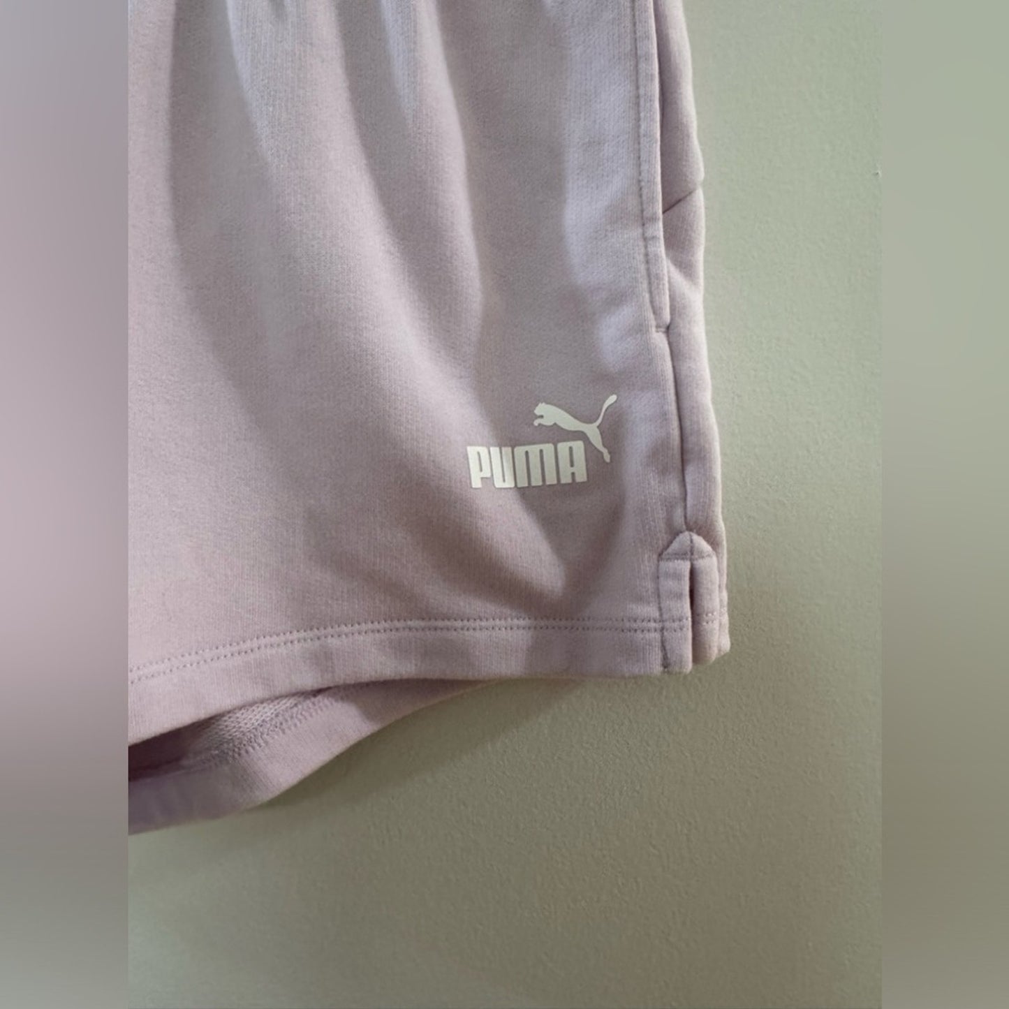 Pre-Owned MD Puma Purple Logo Shorts