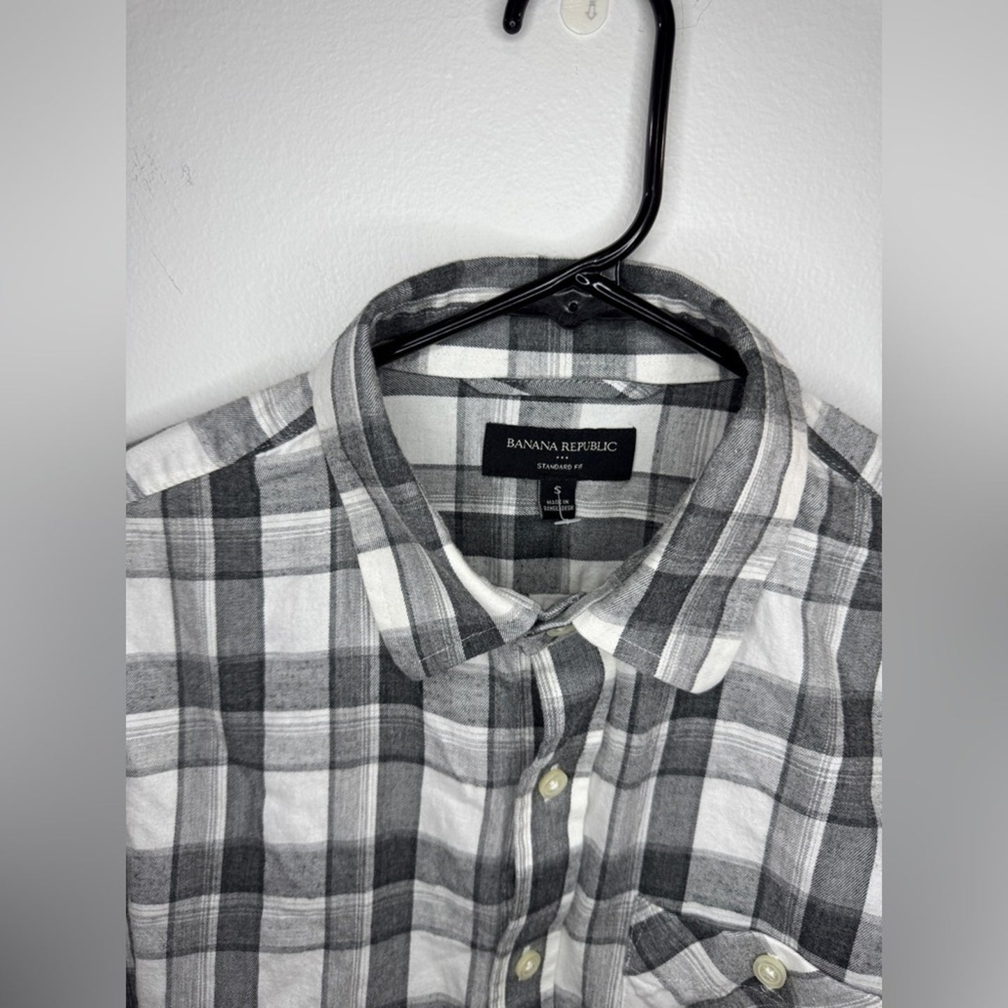 Pre-Owned SM Banana Republic Grey Button Up Shirt