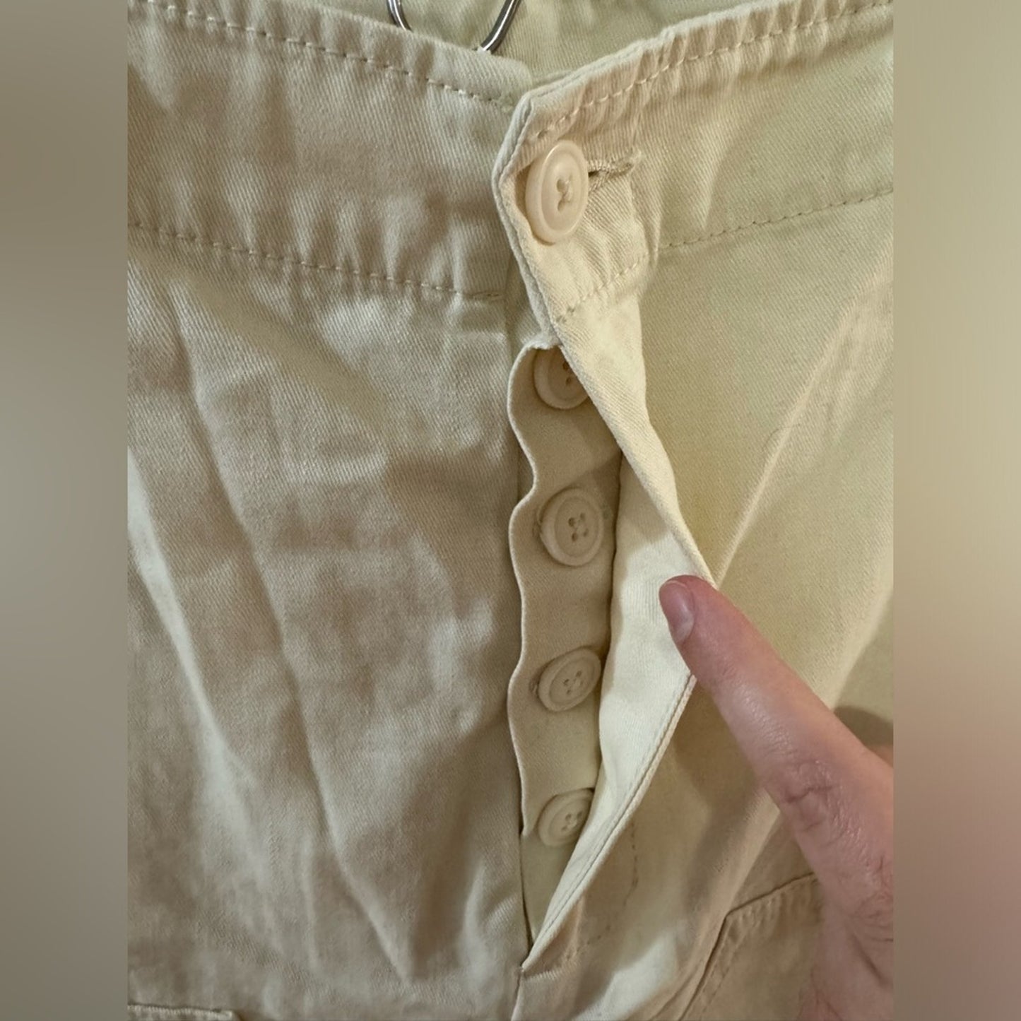 NWT Size 12 Universal Thread White Sand Cargo Pants