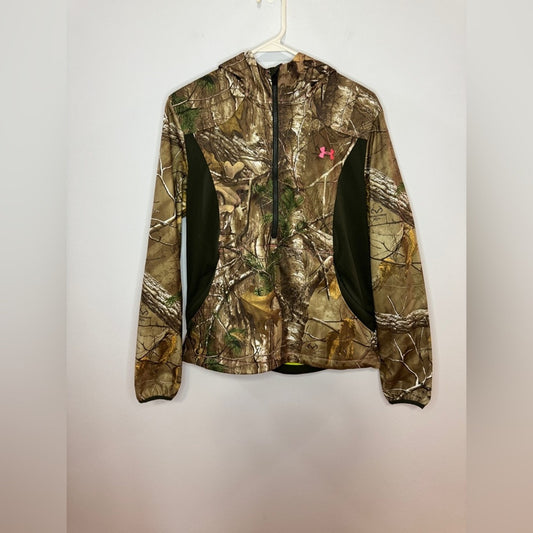 Pre-Owned MD Under Armour Real Tree Camo Half Zip Jacket