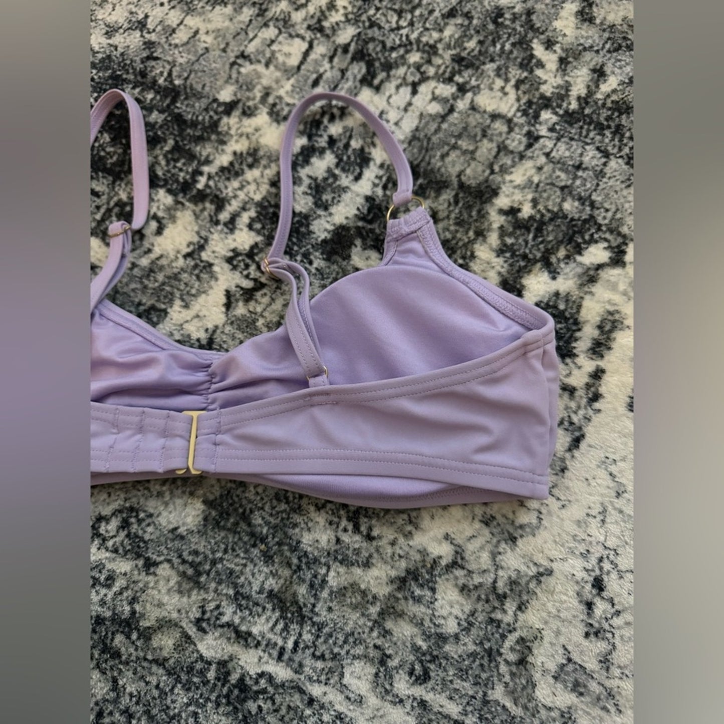 Pre-Owned MD Cupshe Purple O-Ring Bikini Top