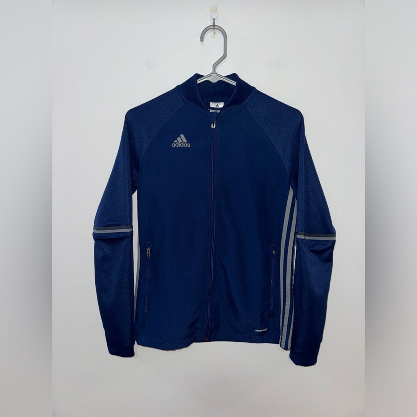 Pre-Owned XS Adidas Climacool Navy Zip Up Athletic Jacket