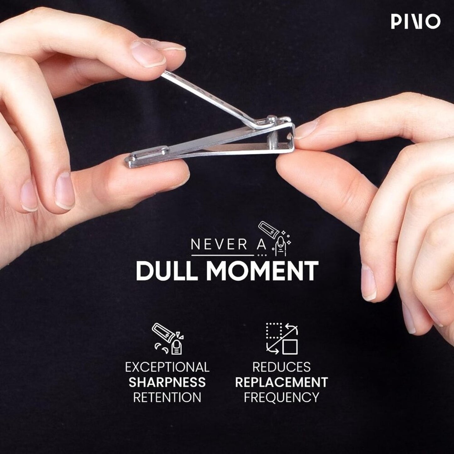 PIVO Clipper Scissor Hybrid - Professional Nail Clippers for Men and Women