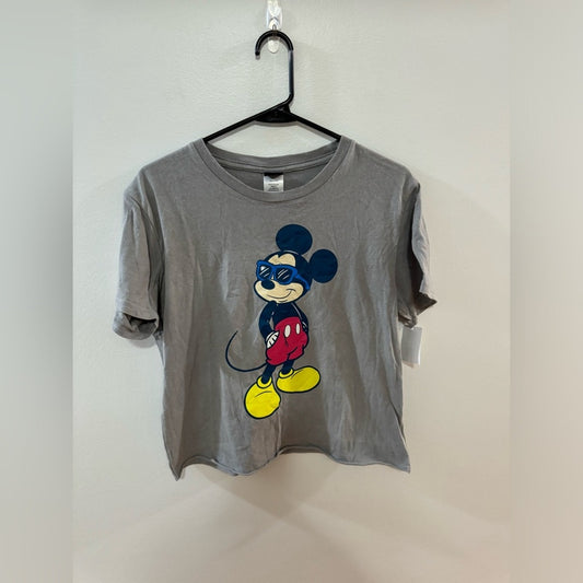 NWT MD Disney Mickey Mouse w/Sunglasses Grey T-Shirt