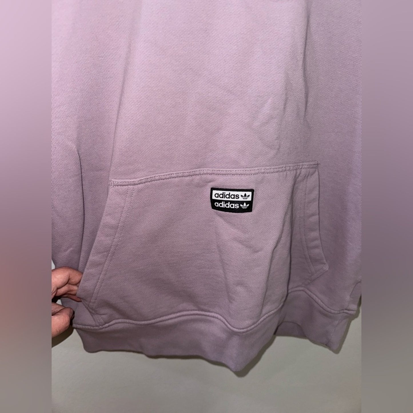 Pre-Owned SM Adidas Purple Pullover Hoodie