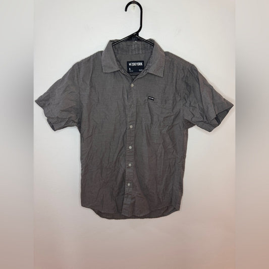 Pre-Owned SM Zoo York Grey Button Up Short Sleeve Shirt