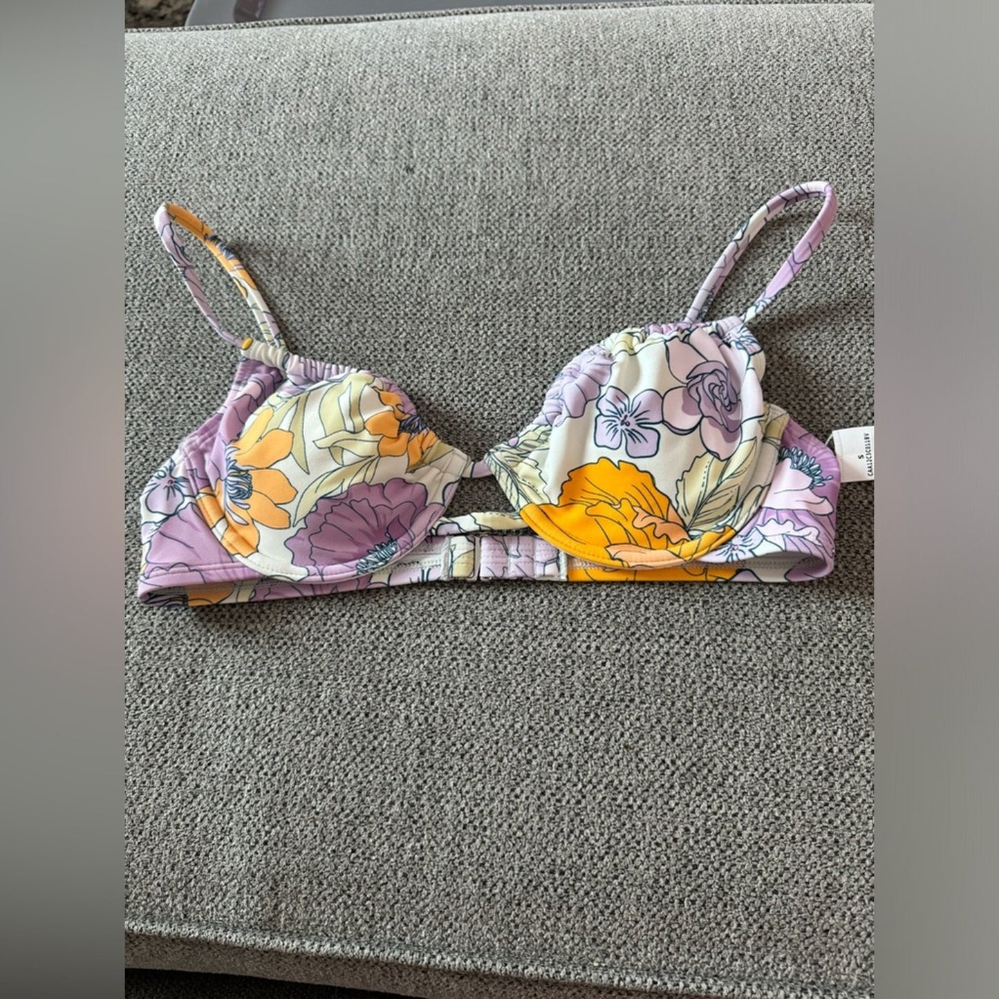 NWT SM Cupshe Floral Bathing Suit Top