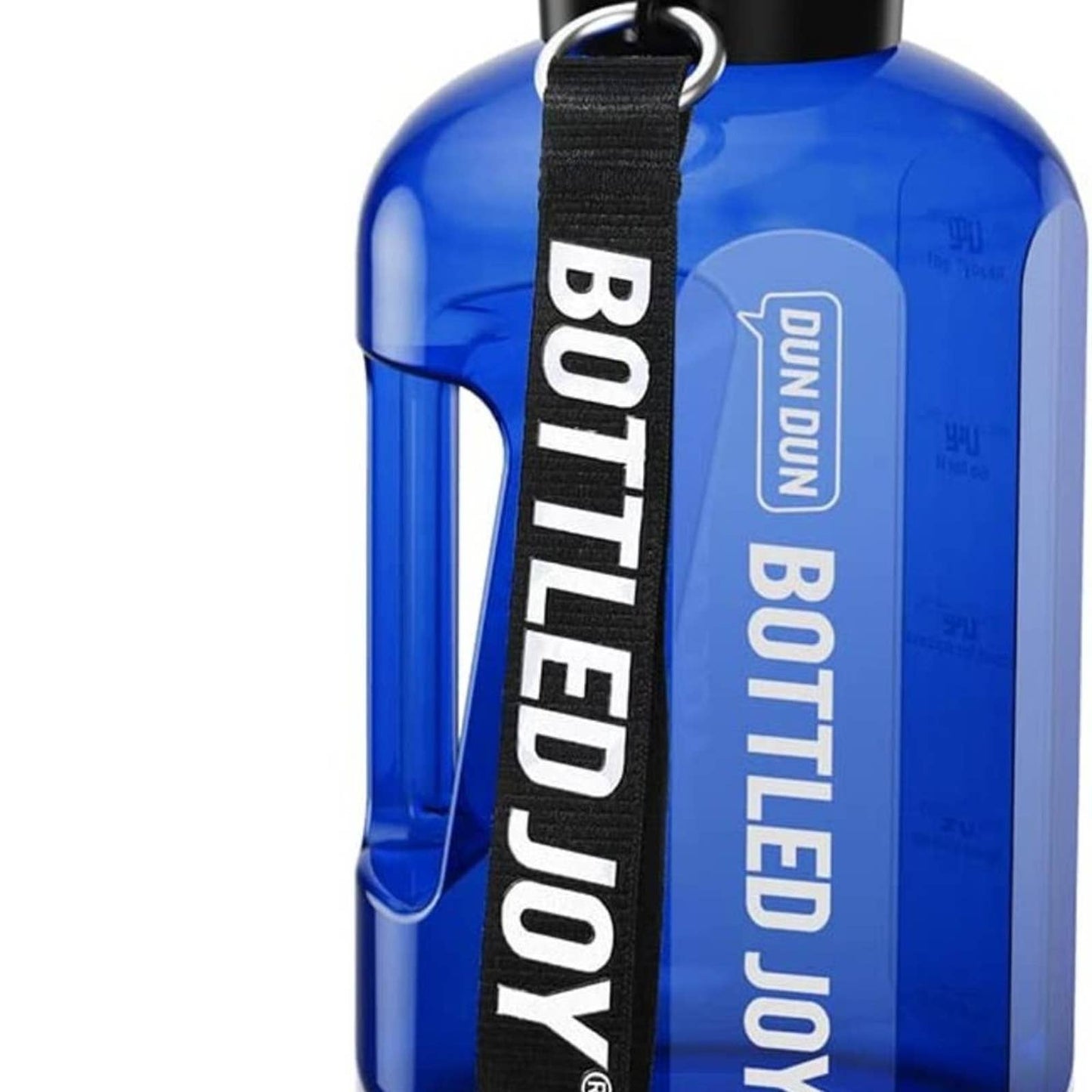 DUNDUN BOTTLED JOY, BPA-Free Plastic Water Bottles with Times to Drink