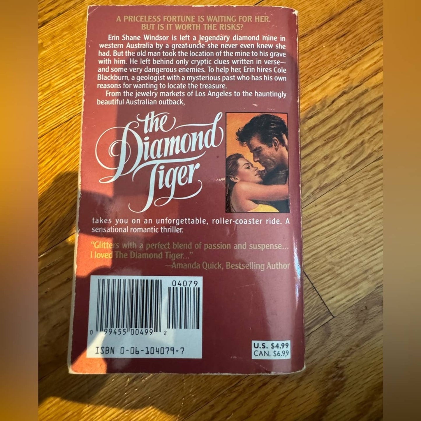 The Diamond Tiger by Ann Maxwell Paperback Book