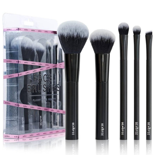 Blush Brushes For Makeup, Makeup Brush Set 5 Pcs, Premium Synthetic Blush Brush