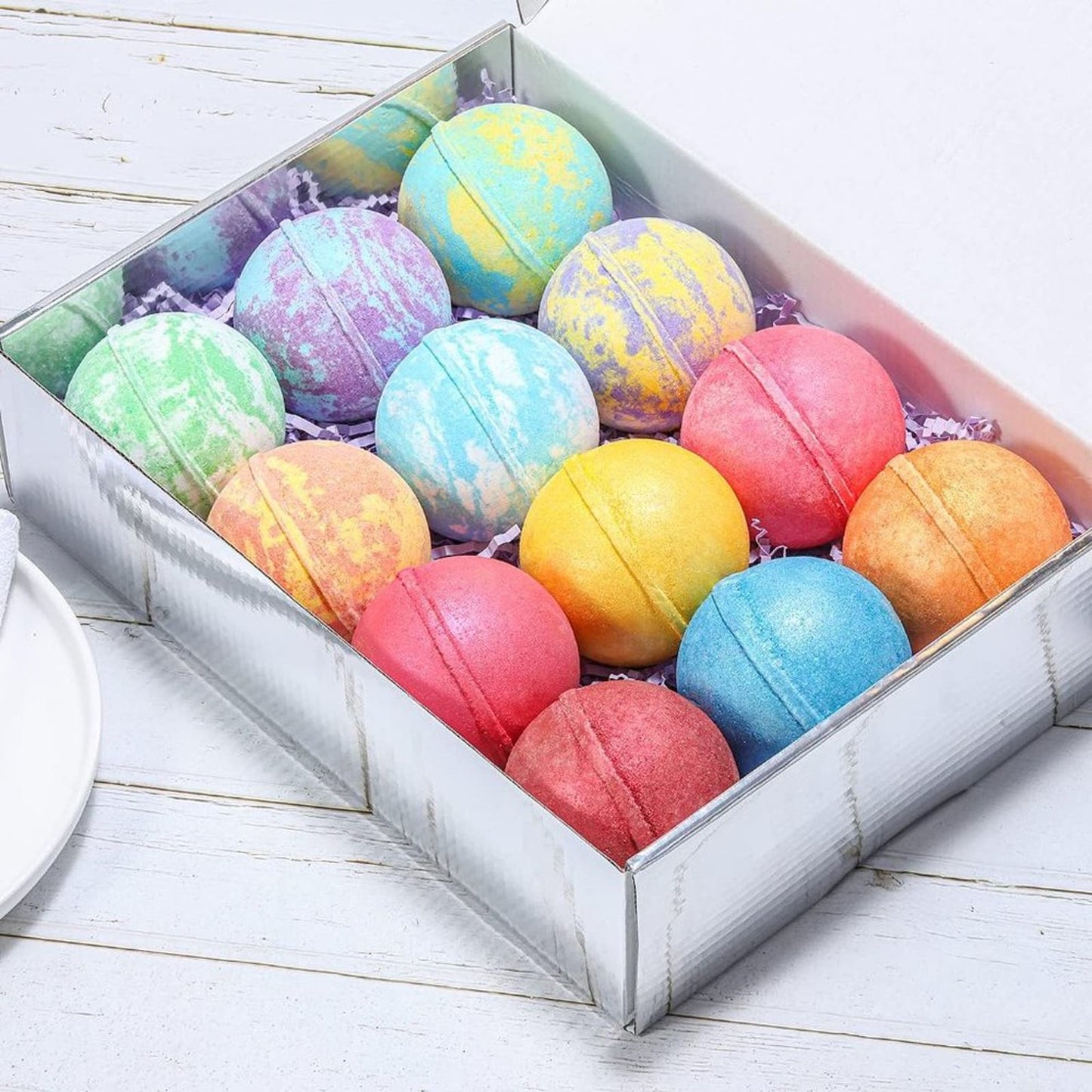 Bath Bombs Gift Set - Spa Luxetique Christmas Gifts Bath Bomb for Women 12PK