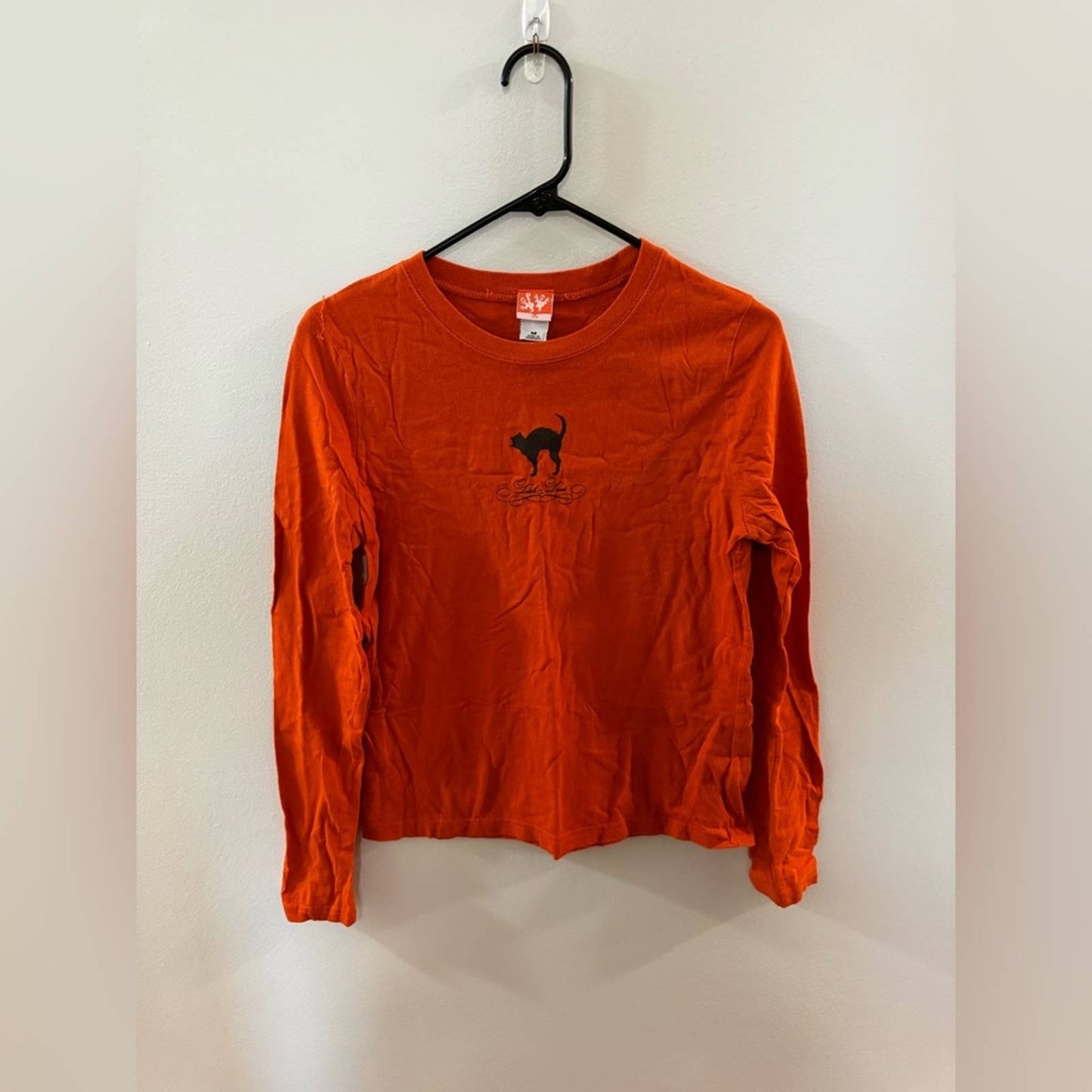 MD Long Sleeve Trick or Treat Orange Shirt