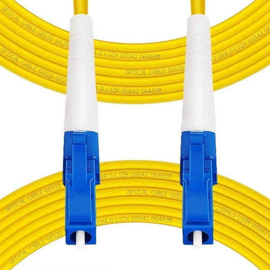 Fibergaga-2m(7ft) OS2 LC/UPC to LC/UPC Fiber Patch Cable, Simplex Single