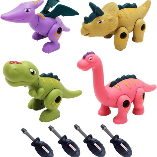 Kidtastic Take Apart Dinosaur Building Set for Kids Ages 3-9 and Up