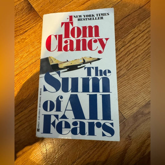 The Sum of All Fears by Tom Clancy Paperback Book