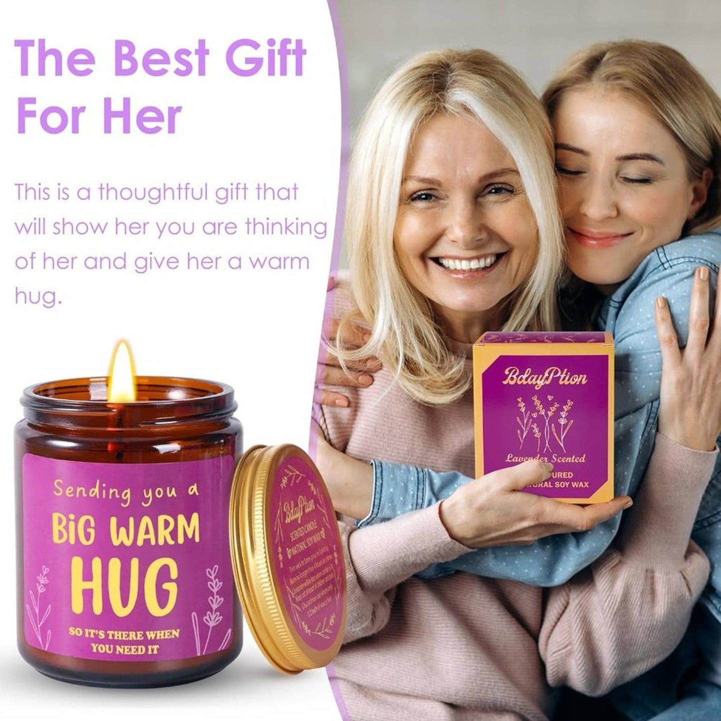 BdayPtion Thinking of You Gifts for Women, Feel Better Get Well Relaxing