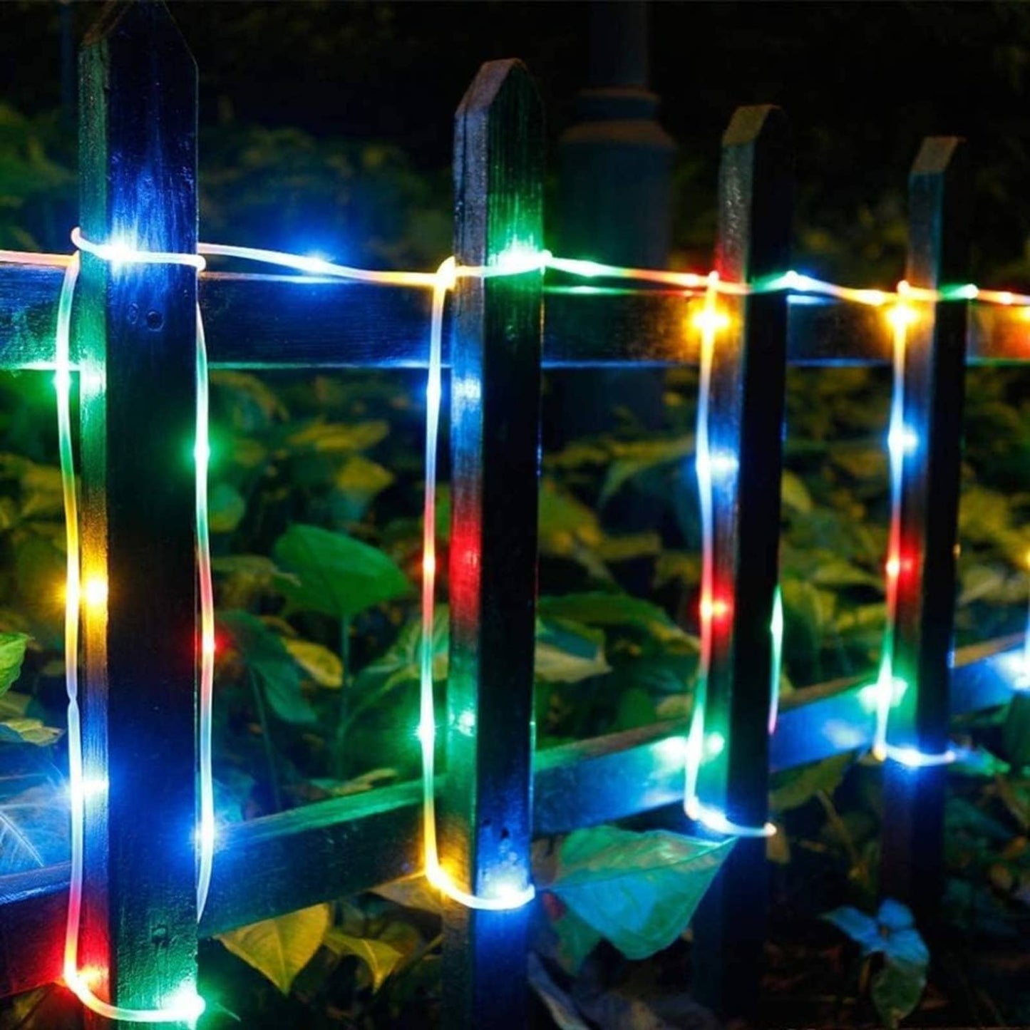 SINGCHUNGTE Colorful Rope Lights, 66Ft 200 LED Waterproof Rope Lights
