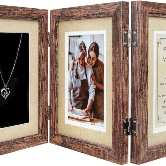 Gifts for Mom - Rustic Brown Picture Frame