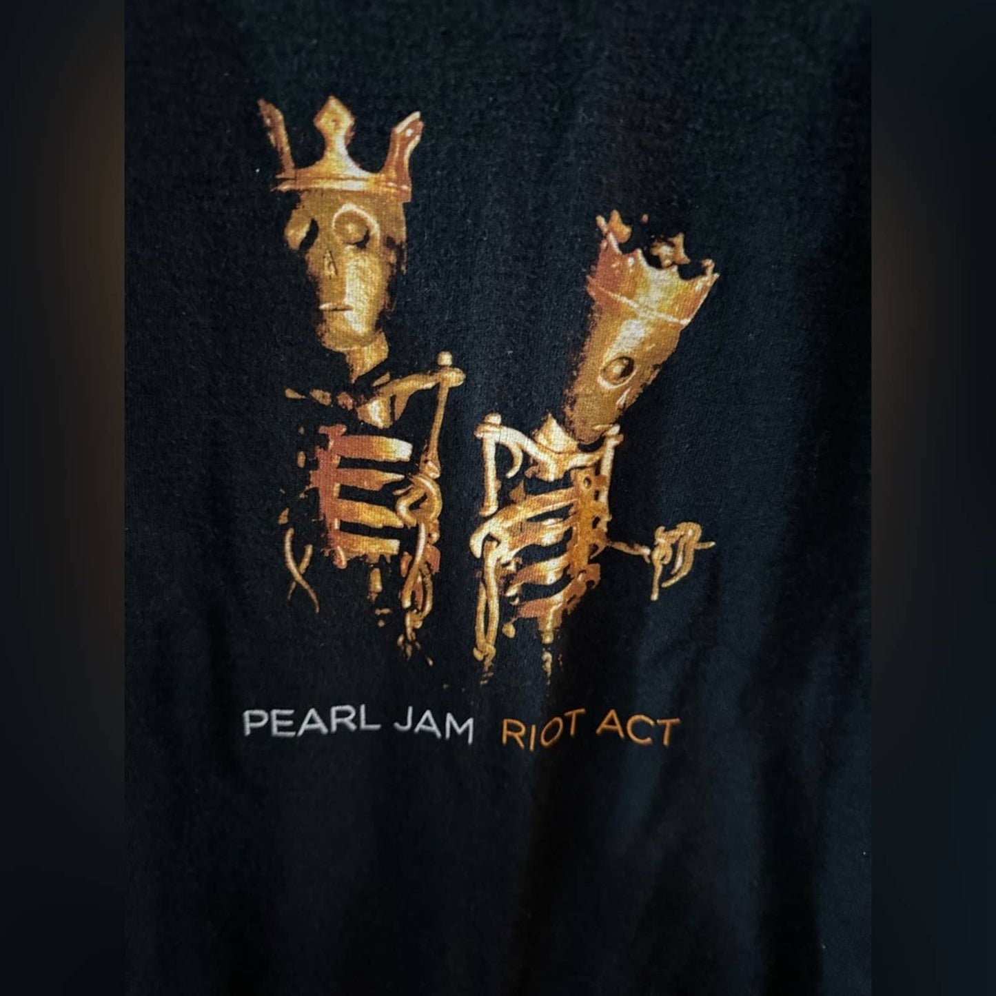 SM Pearl Jam Riot Act 2003 North America Band T-Shirt